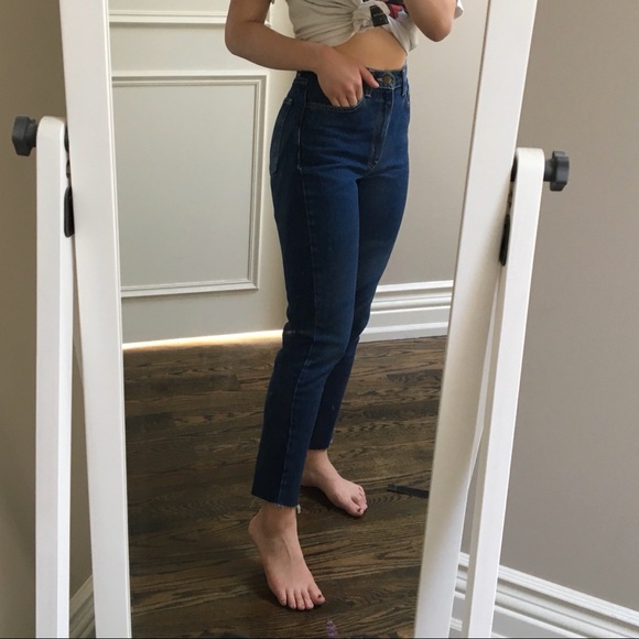 American Apparel high waisted denim jeans - Picture 2 of 5